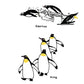 LIMITED STOCK: "Penguins" Tenugui