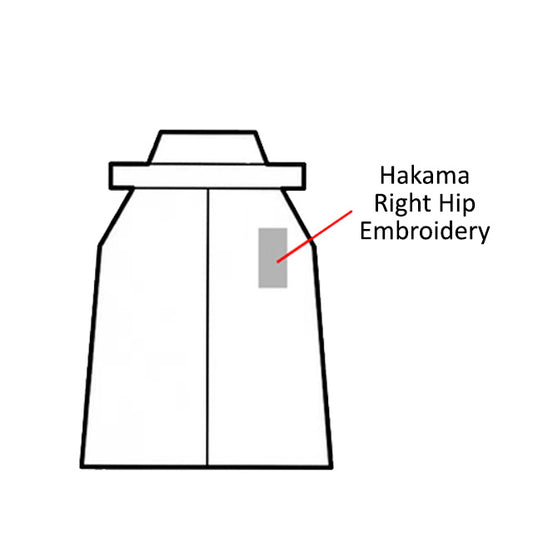 Hakama Embroidery (Right Hip)