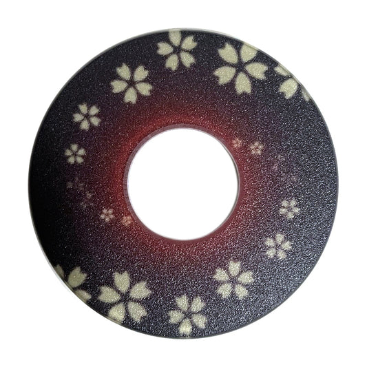 Hasegawa Monyou Tsuba (Red Sakura)