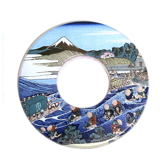 Made-in-Japan Printed Tsuba (Hokusai D)